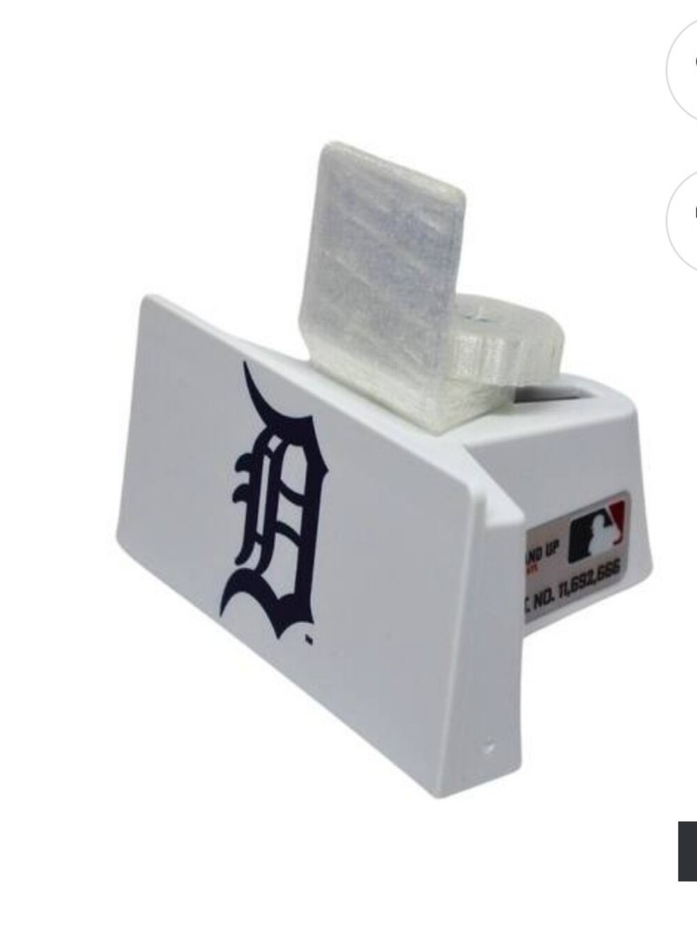 New MLB Detroit Tigers White and Navy Trading Card Stand